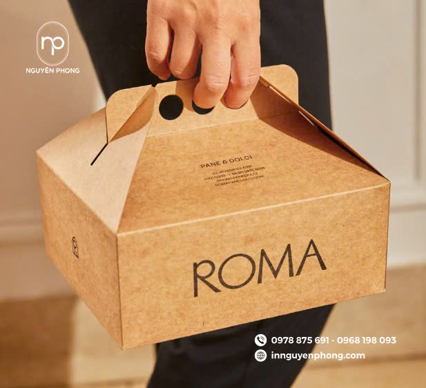 Hộp có quai xách tiện lợi